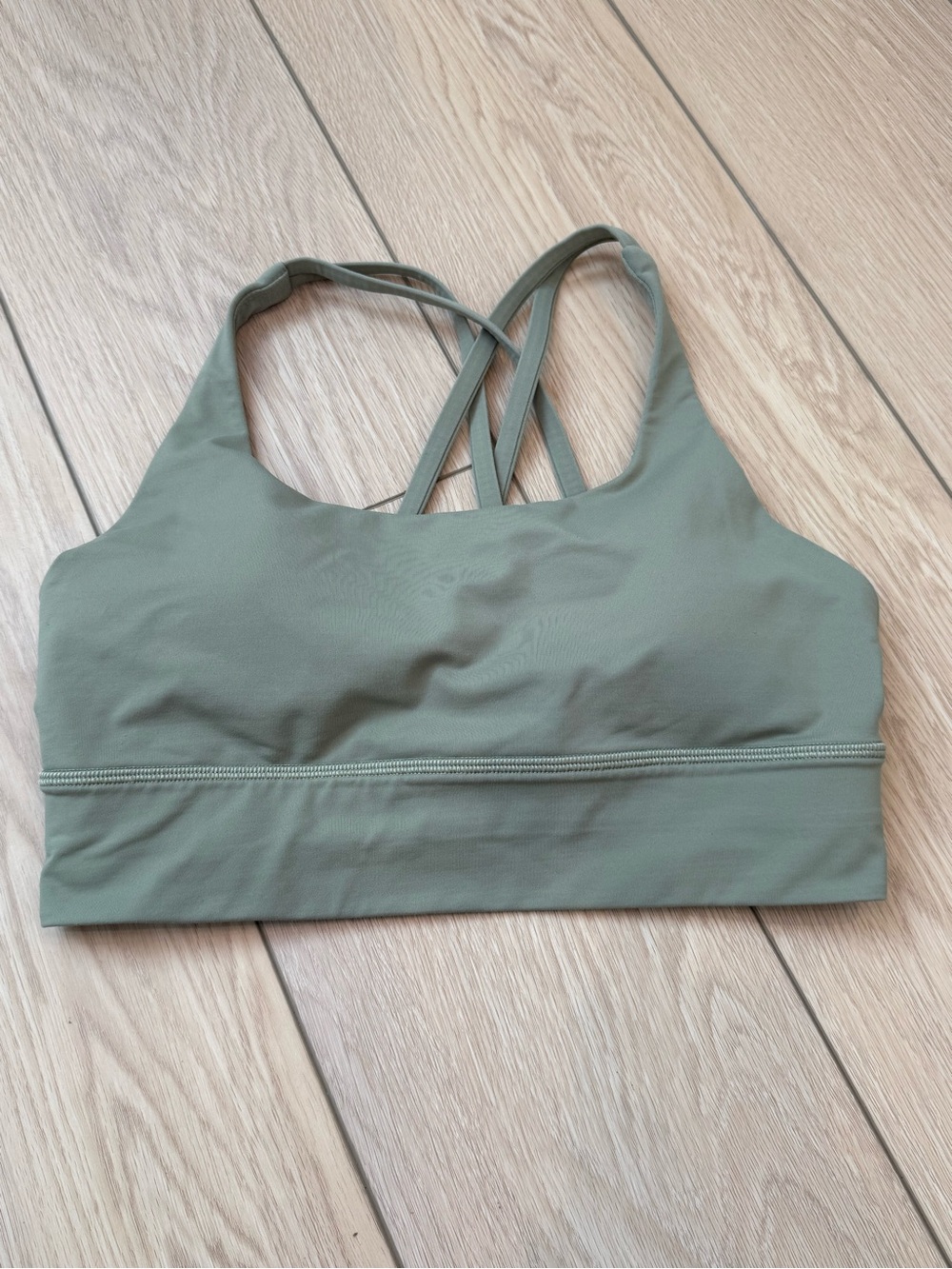 Green lululemon energy Sports Bra